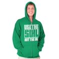 thumbnail image 5 of Earth Day Renewable Energy Go Green Zip Up Hoodie Men's Women's Brisco Brands 3X, 5 of 6