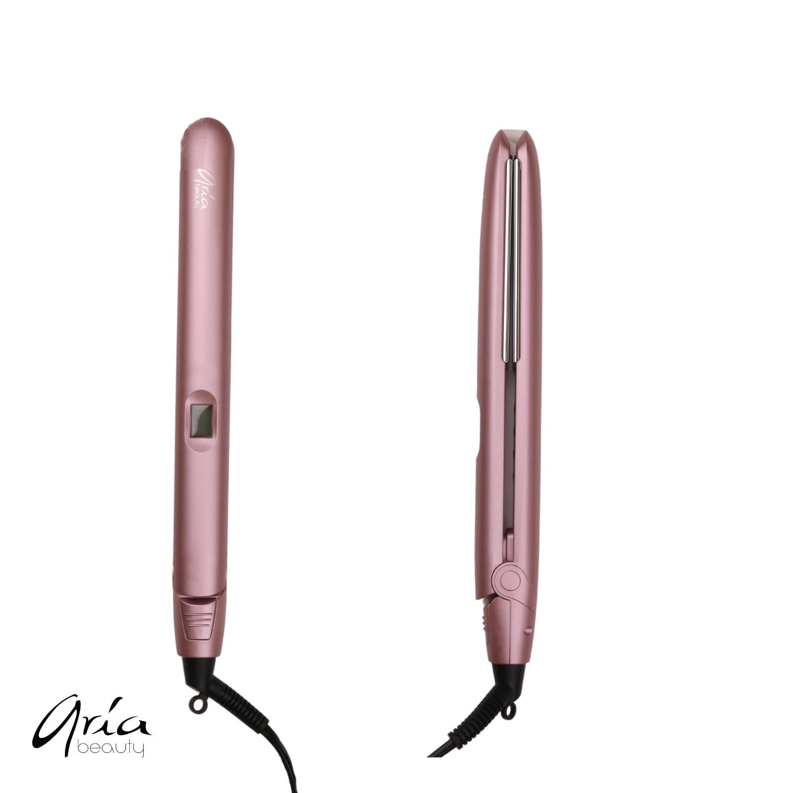 Aria Beauty Digital Hair Straightener - Rose Gold , 1 Pc 