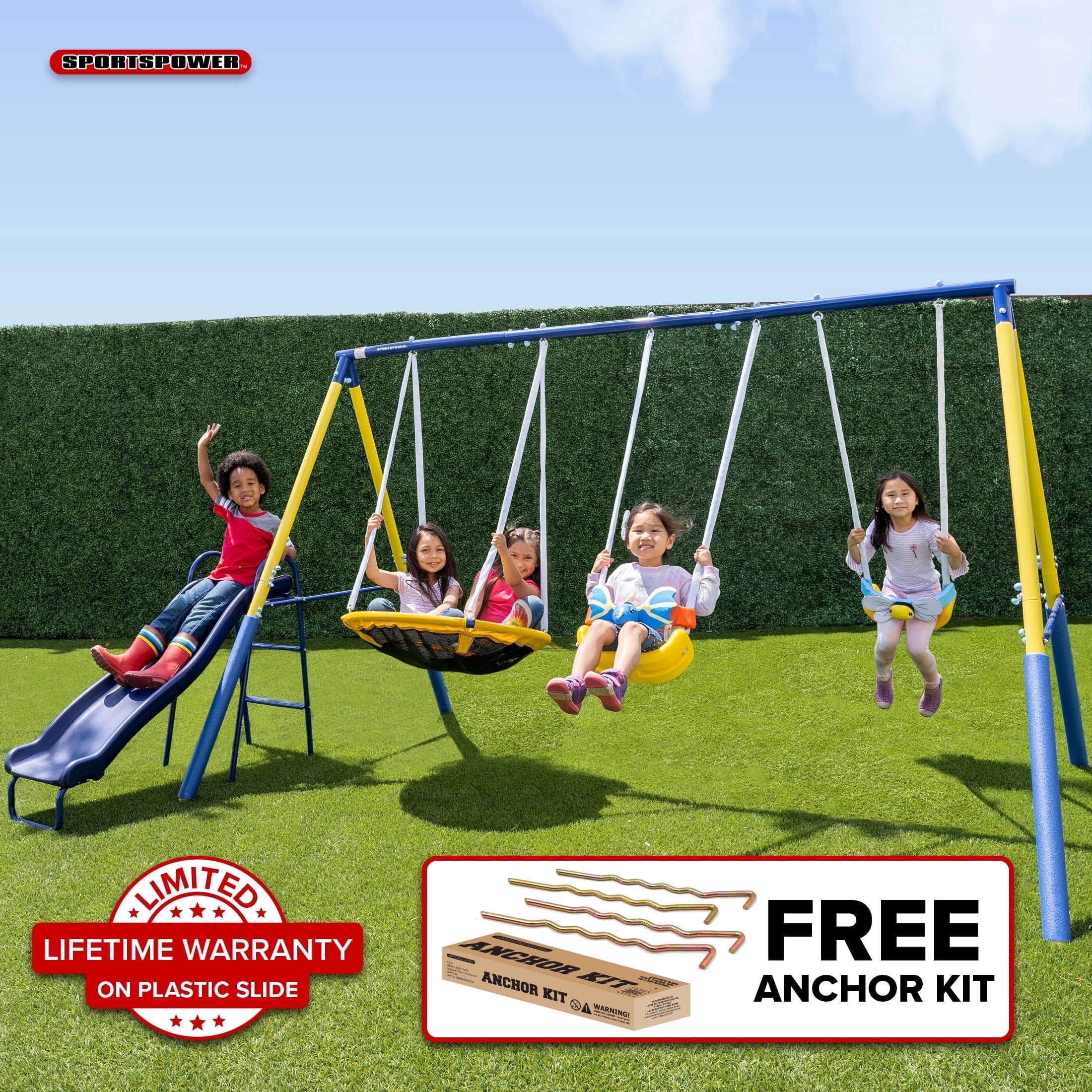 Sportspower Super Flyer Metal Swing Set photo 1