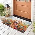 thumbnail image 3 of Welcome Spring Summer Golden Retriever Portrait Flower Blue Sky Doormat Goldens Dog Lover Gifts Idea Indoor Outdoor Welcome Mat - 12001, 3 of 5