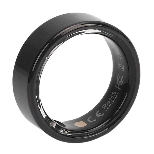 Bague Intelligente de Santé en Acier Inoxydable, Étanchéité IP68, Modes Multiples, Bague Traqueur de Mise en Forme Bluetooth pour le Sport