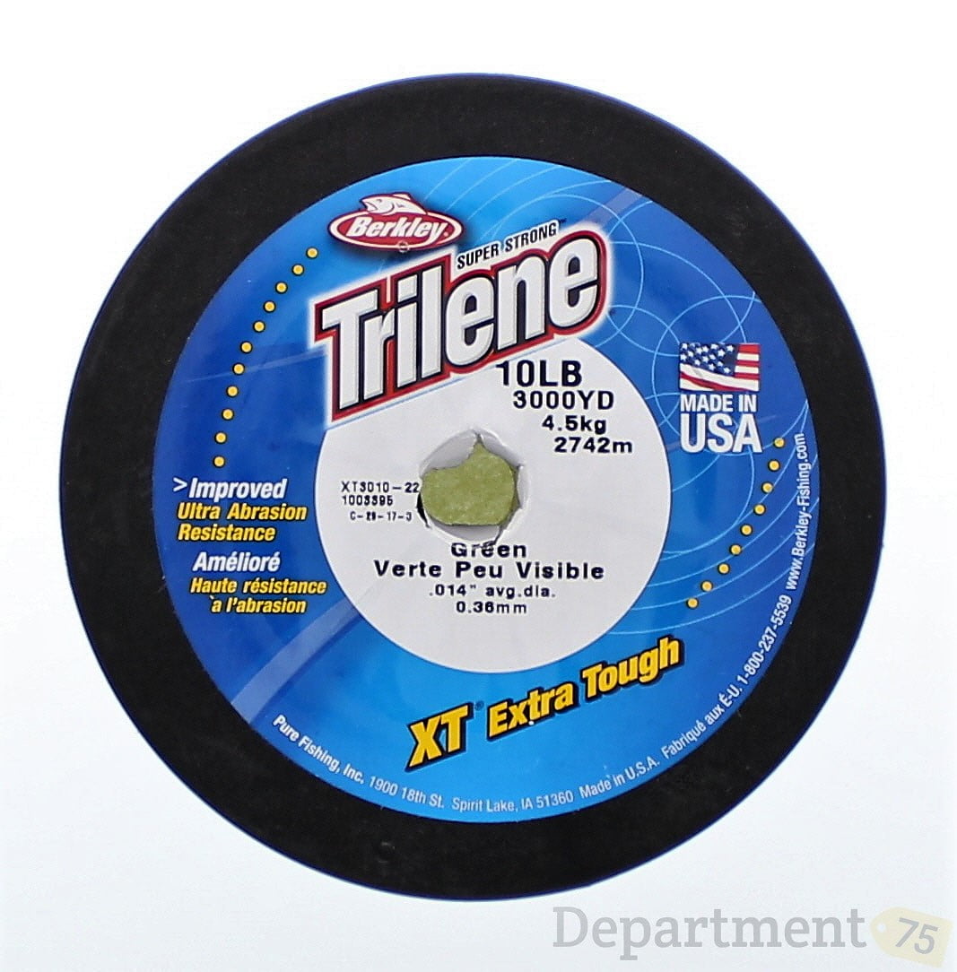 Berkley Trilene® XT®, LowVis Green, 10lb 4.5kg Monofilament Fishing