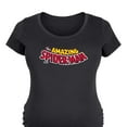 thumbnail image 3 of Marvel Spider-Man - Editorial Logo - Maternity Scoop Neck Graphic T-Shirt, 3 of 5