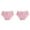 (2-Pack) J-Hot Pink, variant on (2-Pack) Rinsvye Women Lace Panties Slip Dress Hollow Mesh Trousers Bow Womens Bikini Panties Microfiber Low Waist Panties