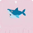 thumbnail image 4 of Inktastic Cute Shark, Little Shark, Blue Shark, Sea Animal Girls Toddler Dress, 4 of 5