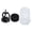 Black, variant on Suodoka Archery Shock Absorber Ball Noise Vibration Absorbing Bow Stabilizer Ball for Compound Recurve Bow Blue
