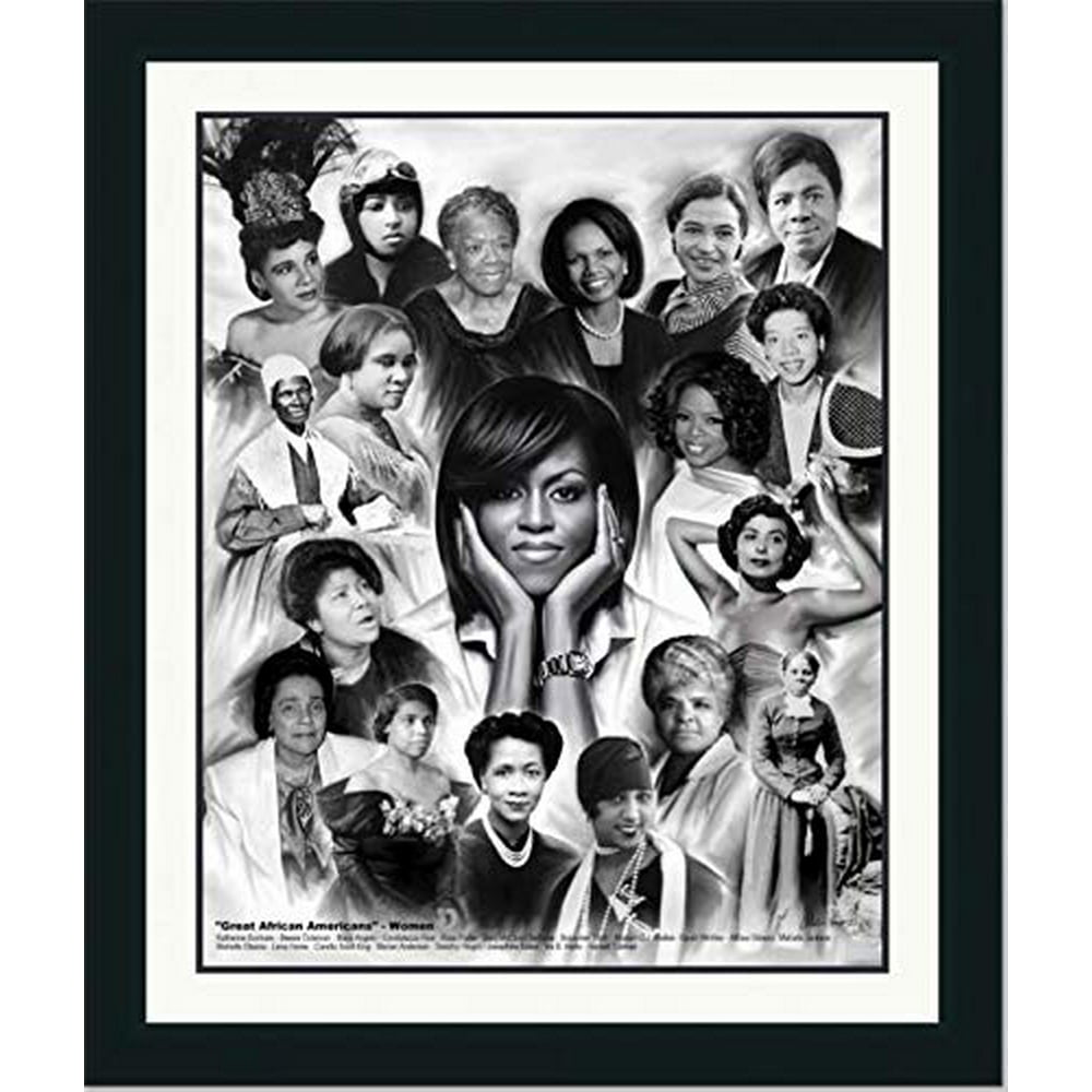 Great African American Women Framed Famous Black Women