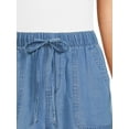 thumbnail image 2 of Time and Tru Women's Drawstring Waist Soft Shorts, 2 of 5