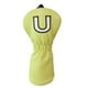 thumbnail image 3 of Cubierta de cabeza de palo de golf Sharpla impermeable U amarilla, 3 of 8