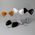 thumbnail image 4 of Diadema con orejas de gato de Lolita hecha a mano de pelo, accesorios para el cabello KC, tocado con orejas de bestia, horquilla con orejas de zorro, 4 of 5