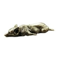 thumbnail image 3 of deevoka Brass Small Welsh Corgi Puppy Statue 8.2x3.1x1.5cm for Side Table Collection, 3 of 9