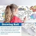 thumbnail image 2 of Children DIY Graffiti Scroll Color Filling Paper Painting Roll Wall Mountable L4, 2 of 7