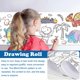 thumbnail image 3 of CAIROYAR Rollo de papel para pintar con grafiti para niños, para montar en la pared, para rellenar con colores, 3 of 6