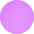 thumbnail image 1 of Ahgly Company Indoor Round Solid Purple Modern Area Rugs, 3' Round, 1 of 4