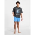 thumbnail image 2 of No Boundaries Washed Swim Trunks, 6" Inseam, Men's S-3XL, 2 of 5
