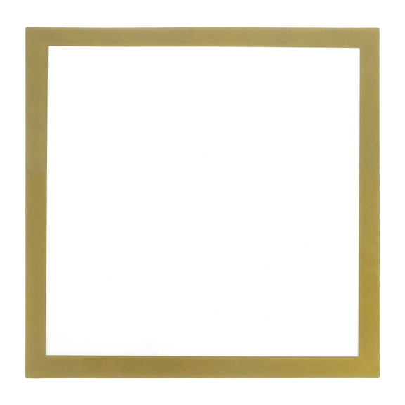 Uxcell 11" x 11" Inch Magnetic Self Adhesive Diamond Frames Suitable for 10" x 10" Picture, Golden 1Pcs