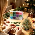thumbnail image 6 of DIY Beaded Christmas Tree Kit, Handmade Holiday Craft Set, Colorful Beads and Wire Holiday Craft Set for Adults, Tabletop Decor Holiday Xmas Gift, Family Christmas Activity, 6 of 7
