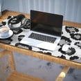 thumbnail image 3 of Long Mouse Pads for Desk,White and Gray Of Leopard Print Desk Mats on Top Of Desks, Desk Mouse Pad Extra Large with 3mm Non-Slip Base and Stitched Edge for Gaming,Office,Work,Home 35.4"x15.7", 3 of 6
