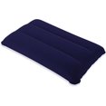 thumbnail image 1 of Almohada inflable para acampar, almohada de playa, almohada de viaje ligera y azul, almohada de aire flocada portátil para oficina, 44 x 28 cm, 1 of 5