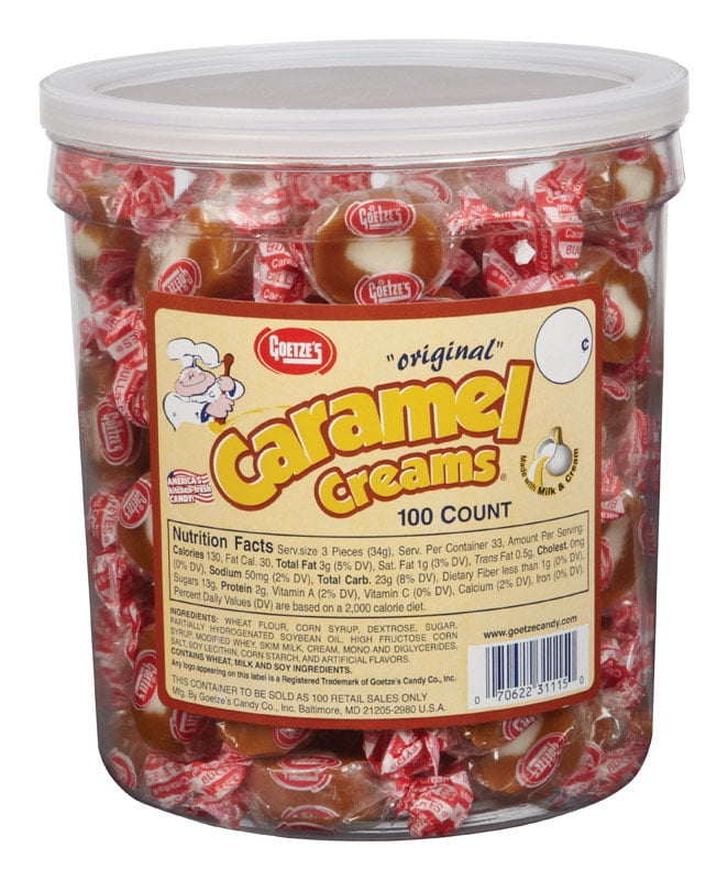 CARAMEL CREAMS CHANGEMKR by GOETZE'S CANDY MfrPartNo 31115 Walmart