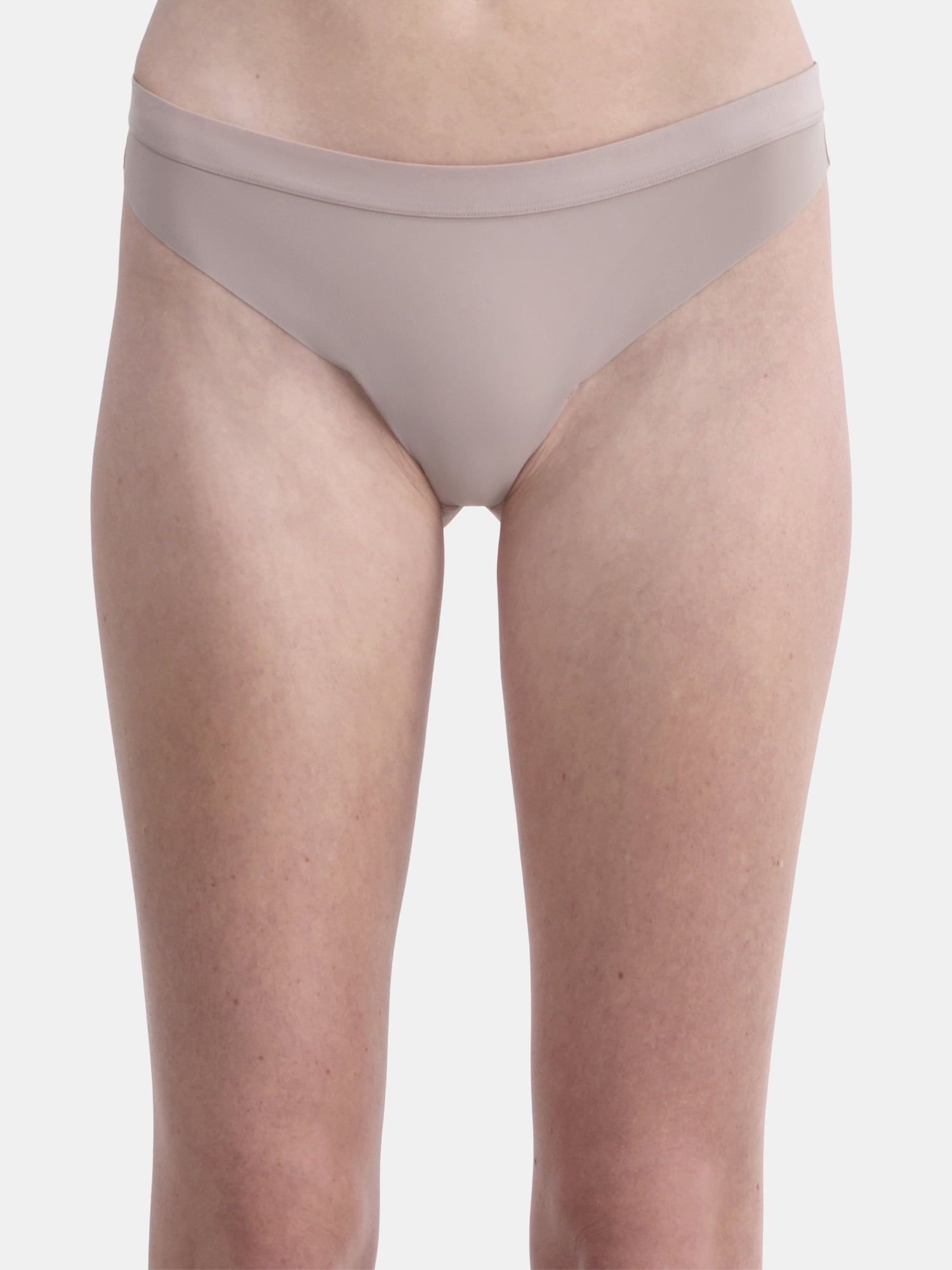 (3 pack) No Boundaries Micro Thong Panty, Women’s and Women’s Plus, Sizes S-XXXL