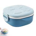 thumbnail image 3 of Advancent Fiambrera de acero inoxidable de 400ml, contenedor de alimentos con aislamiento térmico, contenedores de transporte, cajas de Mostrada Azul, 3 of 6
