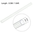 thumbnail image 2 of Unique Bargains 2pcs PVC Rigid Round Clear Tubing 3/8 ID x 1.6ft, 2 of 3