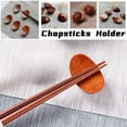 thumbnail image 2 of 6Pcs Wood Chopsticks Holder, Wooden Chopstick Rest Rack Dinner Spoon Fork Stand, 2 of 6