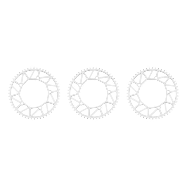Maytalsory 1/2/3/5 Durable Crank set For Bicycles Guaranteed Compatibility And Improved Performance Alloy Bicycles Crank Bike Crank set 52T silver 3PCS
