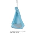 thumbnail image 5 of YAHHU 25KN Aerial Yoga Hammock with Daisy Chains, Elastic Transparent Fabric, Light Blue – Ideal for Yoga, Pilates & Suspension Fitness, 5 of 7