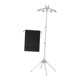 thumbnail image 2 of Perchero para ropa, vaporizador de ropa, percha para ahorrar espacio, plegable, de aleación de aluminio, para , para máquina de planchar colgante gris, 2 of 8