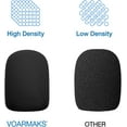 thumbnail image 4 of Foam microphone covers, compatible with JBL PartyBox wireless microphones, wireless dual microphone systems, etc., mushroom-shaped windscreen/pop filter, 4-pack, orange.,Orange, 4 of 8