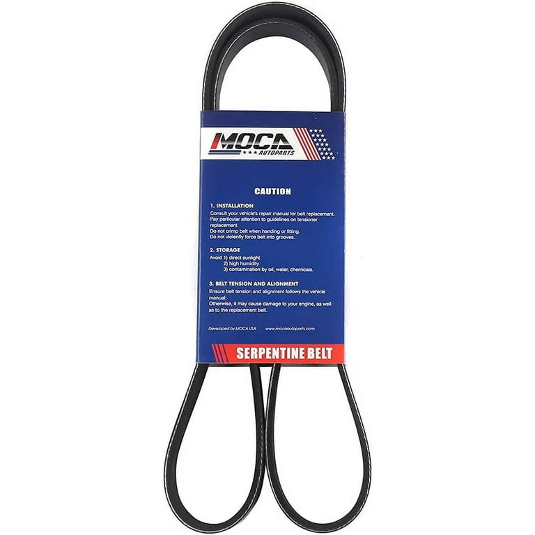 MOCA AUTOPARTS 6PK1615 Serpentine Belt for 07-09 for Audi A3
