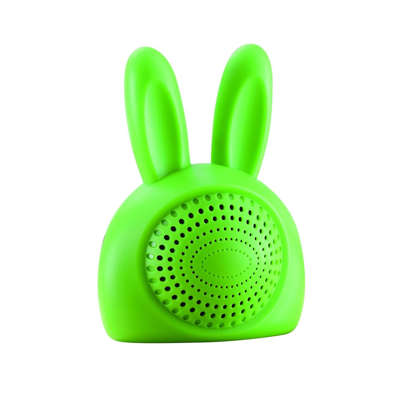 Way To Celebrate Easter True Wireless Stereo Bunny Speaker,  4.25" H Green Portable & Rechargeable