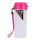 thumbnail image 2 of Botella de agua deportiva de boca ancha a prueba de fugas para exteriores, correr, acampar, gimnasio, tapa abatible Púrpura, 2 of 7