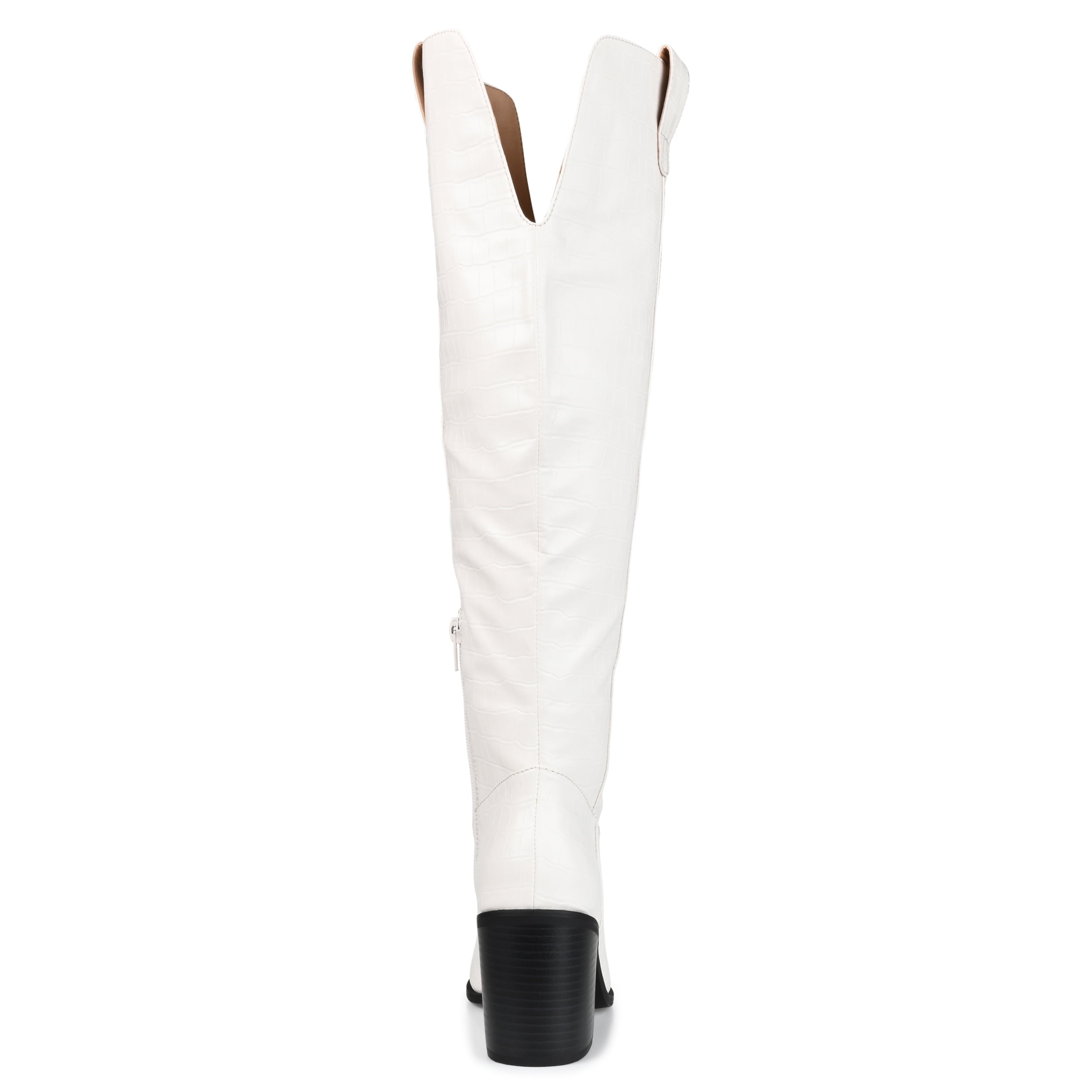Journee Womens Therese  Stacked Heel Knee High Boots, Widths Available