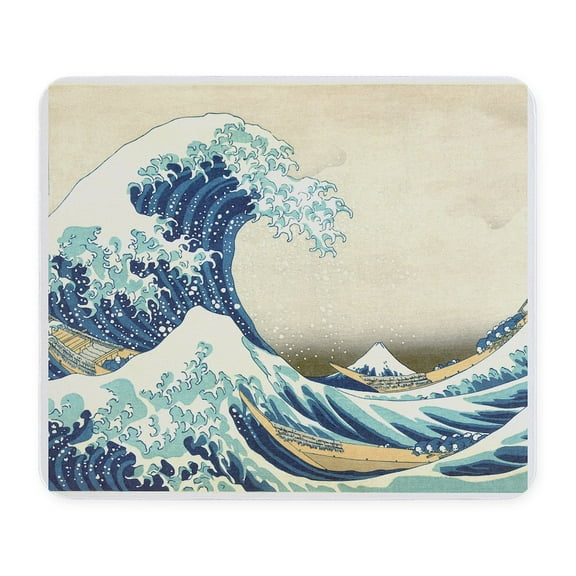 CafePress - The Great Wave Off Kanagawa Mousepad - Non-slip Rubber Mousepad, Gaming Mouse Pad