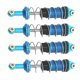 thumbnail image 3 of Amortiguadores RC Hugo 4 piezas de repuesto de Metal para camiones escala MN86 1/12 Azul, 3 of 9