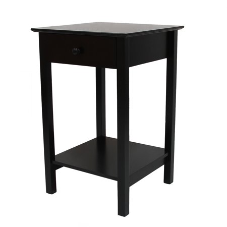 joveco drawer accent finish square table