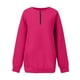 thumbnail image 4 of Blusa de trabajo,Blusa de mujer con degradado, manga larga, bolsillos, cuello redondo, informal, suave, para estar en casa, sopatenor, 4 of 8