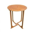 thumbnail image 2 of Royal Tahiti Outdoor Wood Bar Height Round Table, 2 of 2