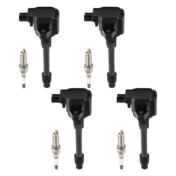 Maxpeedingrods 4pcs Ignition Coils & 4pcs Spark Plugs For Honda CR-V Civic Si L4 1.5L 2017-2020