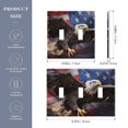 thumbnail image 3 of Dailycode Light Switch Plate Covers 3 Gang Wall Plate Plastics Outlet Covers for Kitchen Home Office Decor Eagle with American Flag, 3 of 8