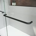 thumbnail image 6 of Ikuby Matte Black 60" x 72", Tempered Sliding Shower Door, 6 of 8
