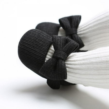 

Bullpiano 0-18M Infant Baby Girls Soft Sole Bowknot Princess Wedding Dress Prewalker Newborn Baby Sneaker Shoes