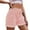 Pink, variant on FLMEI Stretchy Denim Shorts for Women/Jean Shorts for Women Denim/Pull on Denim Shorts for Women/Baggy Denim Shorts Women/Jean Shorts Womens Stretchy/Elastic Waist Jeans S-XXL