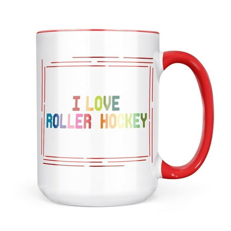 

Neonblond I Love Roller Hockey Colorful Mug gift for Coffee Tea lovers