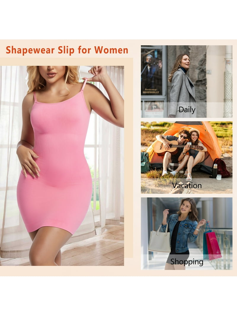 dress slip body shaper Women's High Waisted Half Slips Under Tight Skirt Slimming moving around Shapewear - Slips Miraclesuit