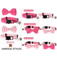 thumbnail image 2 of Mumup 2 Pcs Red Cat Collar for Boy Girl Cats Breakaway Cat Collars with Bell Cute Christmas Kitten Bow Tie Collar Adjustable Small Puppy Safety Collar Solid Color Plaid Pet Collar, 2 of 7