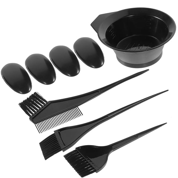 Minkissy 1Set Black Hair Dye Tool for New Users to Mix Colors and Protect Clothes During Dyeing